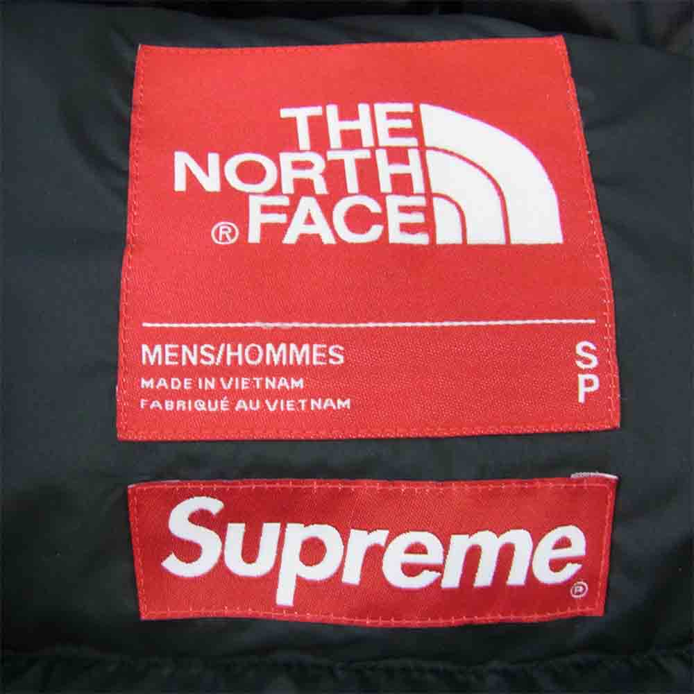 Supreme シュプリーム 19AW ND91806I × the North Face ノースフェイス Paper Print Nuptse ペーパー プリント 紙 ヌプシ マルチカラー系 S【美品】【中古】