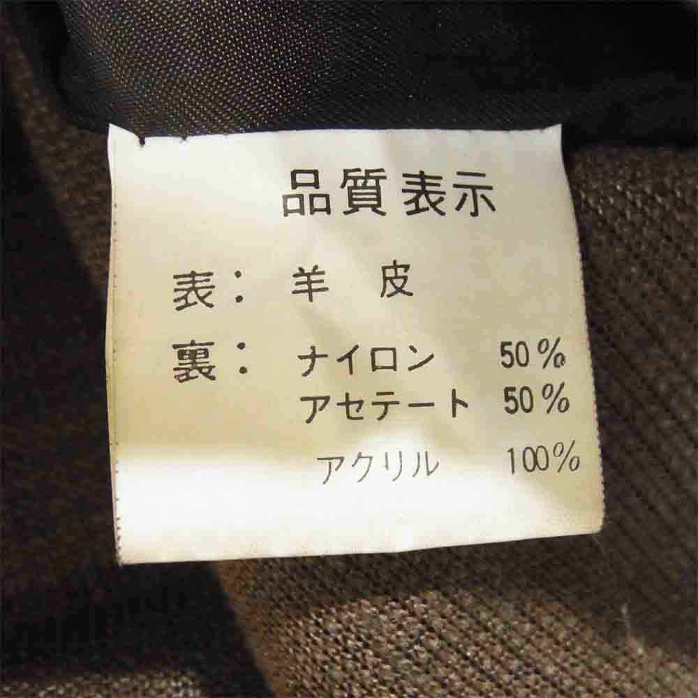 HARLEY DAVIDSON ハーレーダビッドソン ファー レザー フライト ジャケット ダークブラウン系 38【中古】