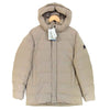 WOOLRICH ウールリッチ WOOU0257 SIERRA LONG JACKET DETACHABLE HOOD ダウンジャケット TAN PLAID M【中古】