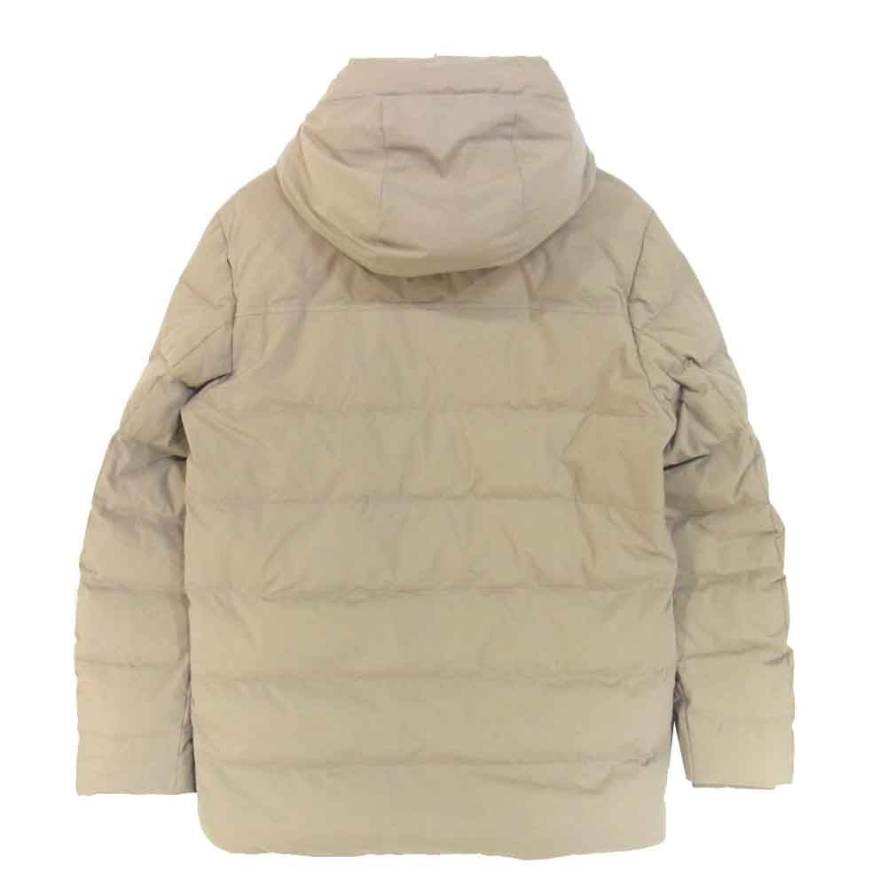 WOOLRICH ウールリッチ WOOU0257 SIERRA LONG JACKET DETACHABLE HOOD ダウンジャケット TAN PLAID M【中古】
