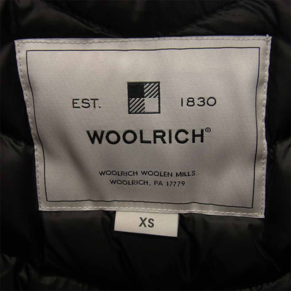 WOOLRICH ウールリッチ BOW BRIDGE COAT WWOU0303 ダウンジャケット サイズＸＳ ブラック系 XS【新古品】【未使用】【中古】