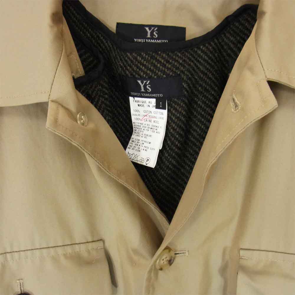 Yohji Yamamoto ヨウジヤマモト Y-3 ワイスリー レディース トレンチコート ベージュ系 1【中古】