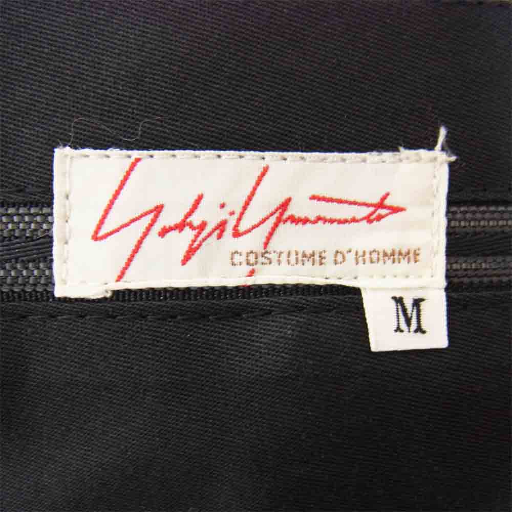 Yohji Yamamoto ヨウジヤマモト COSTUME'D HOMME コスチュームド オム ハウンド トゥース柄 パンツ ブラック系 M【中古】