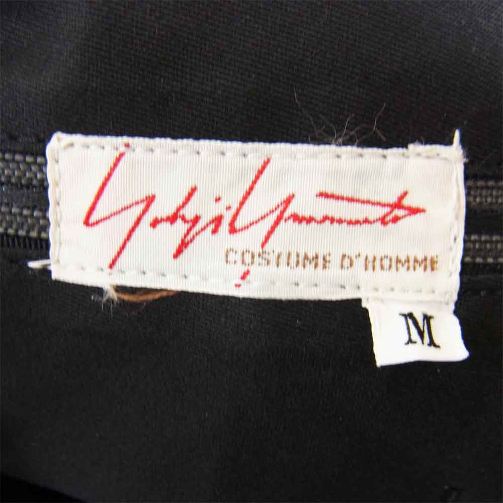 Yohji Yamamoto ヨウジヤマモト COSTUME'D HOMME コスチュームド オム ハウンド トゥース柄 パンツ ブラック系 M【中古】