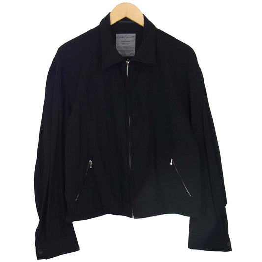 Yohji Yamamoto ヨウジヤマモト POUR HOMME プル―オム 丸ロゴ 80'ｓ 初期タグ ブルゾン ブラック系 M【中古】