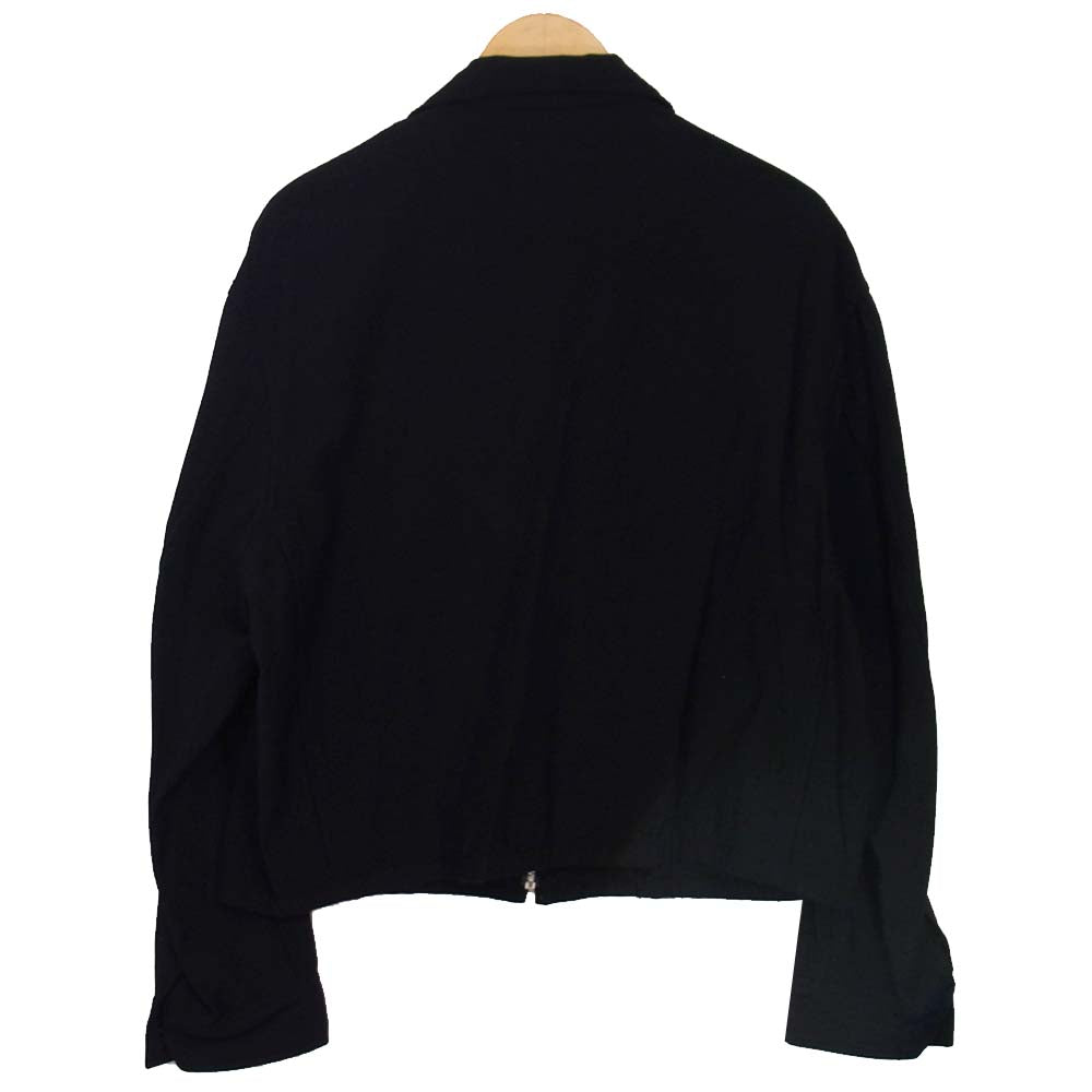 Yohji Yamamoto ヨウジヤマモト POUR HOMME プル―オム 丸ロゴ 80'ｓ 初期タグ ブルゾン ブラック系 M【中古】