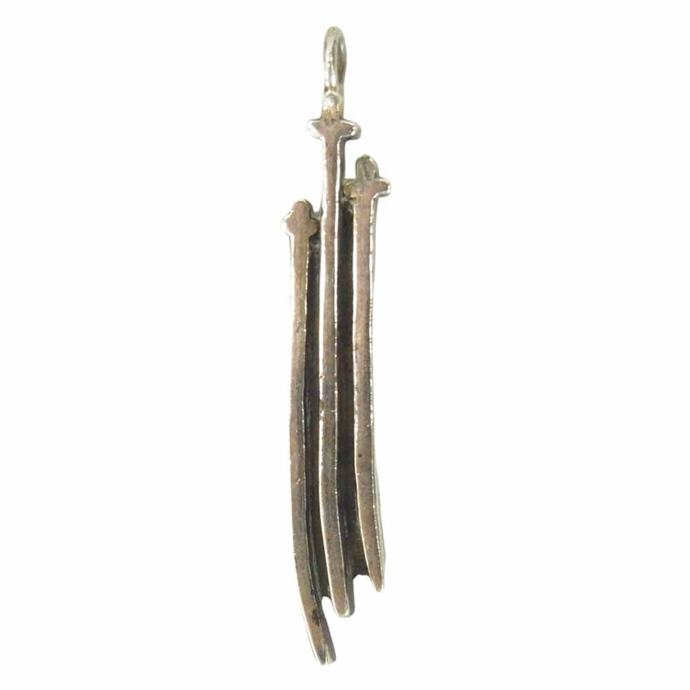 CHROME HEARTS クロムハーツ（原本無） RS 3クロス ペンダント シルバー系【中古】