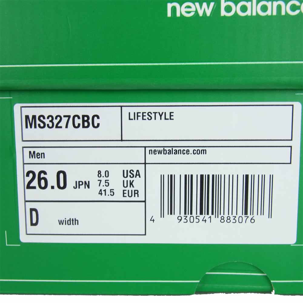 NEW BALANCE ニューバランス MS327CBC 327 casablanca カサブランカ スニーカー ホワイト系 26cm【新古品】【未使用】【中古】