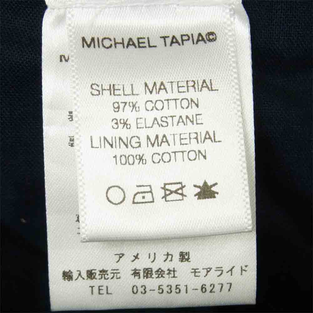 タピアロサンゼルス P-204 ストライプ トラウザー パンツ アメリカ製 ネイビー系 32【中古】