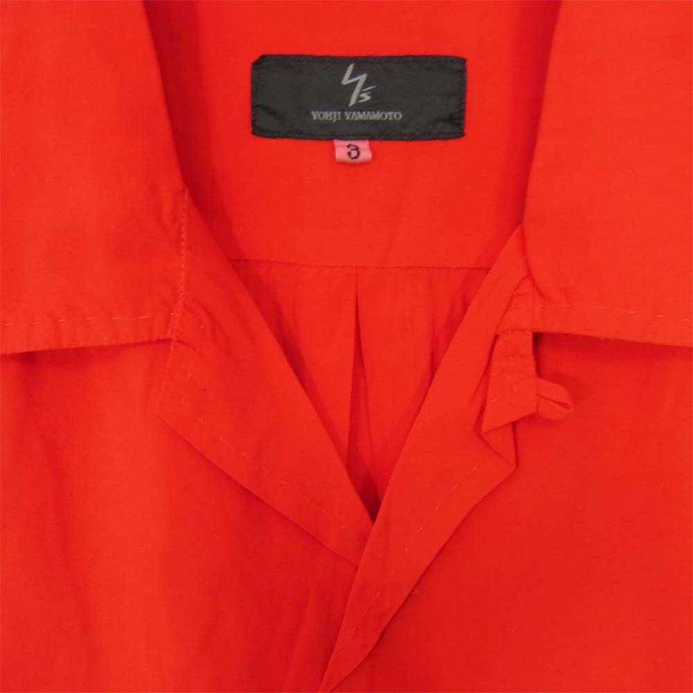 Yohji Yamamoto Y's for men リネンオープンカラーシャツ - シャツ