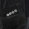 Yohji Yamamoto ヨウジヤマモト ベロア ピークト ラペル ジャケット ブラック系 4【中古】