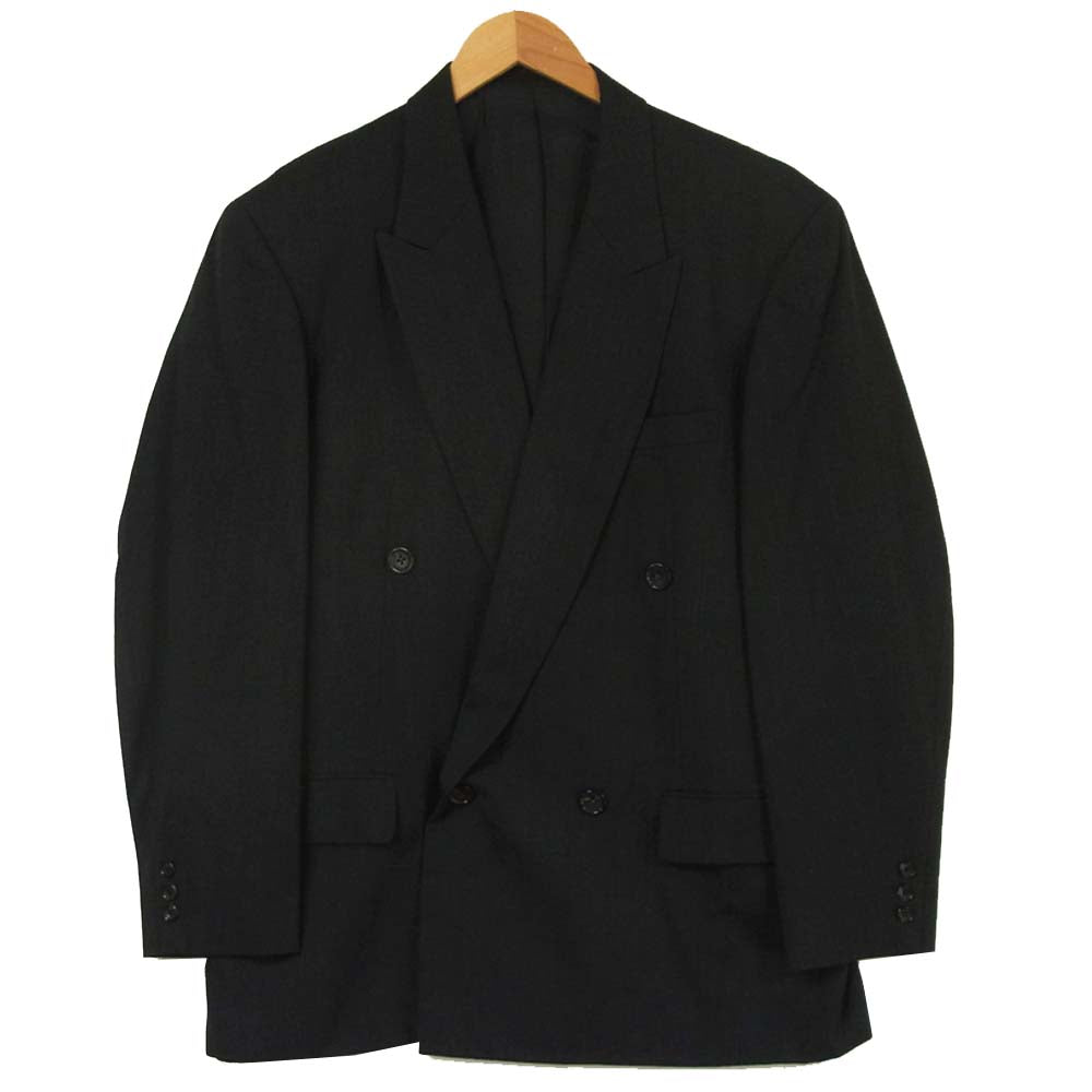 Yohji Yamamoto ヨウジヤマモト ME-X03-114 Y's for men ワイズフォーメン ダブル セットアップ ジャケット パンツ ダークグレー系 L【中古】