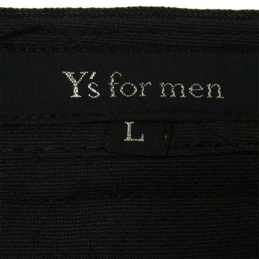 Yohji Yamamoto ヨウジヤマモト ME-X03-114 Y's for men ワイズフォーメン ダブル セットアップ ジャケット パンツ ダークグレー系 L【中古】