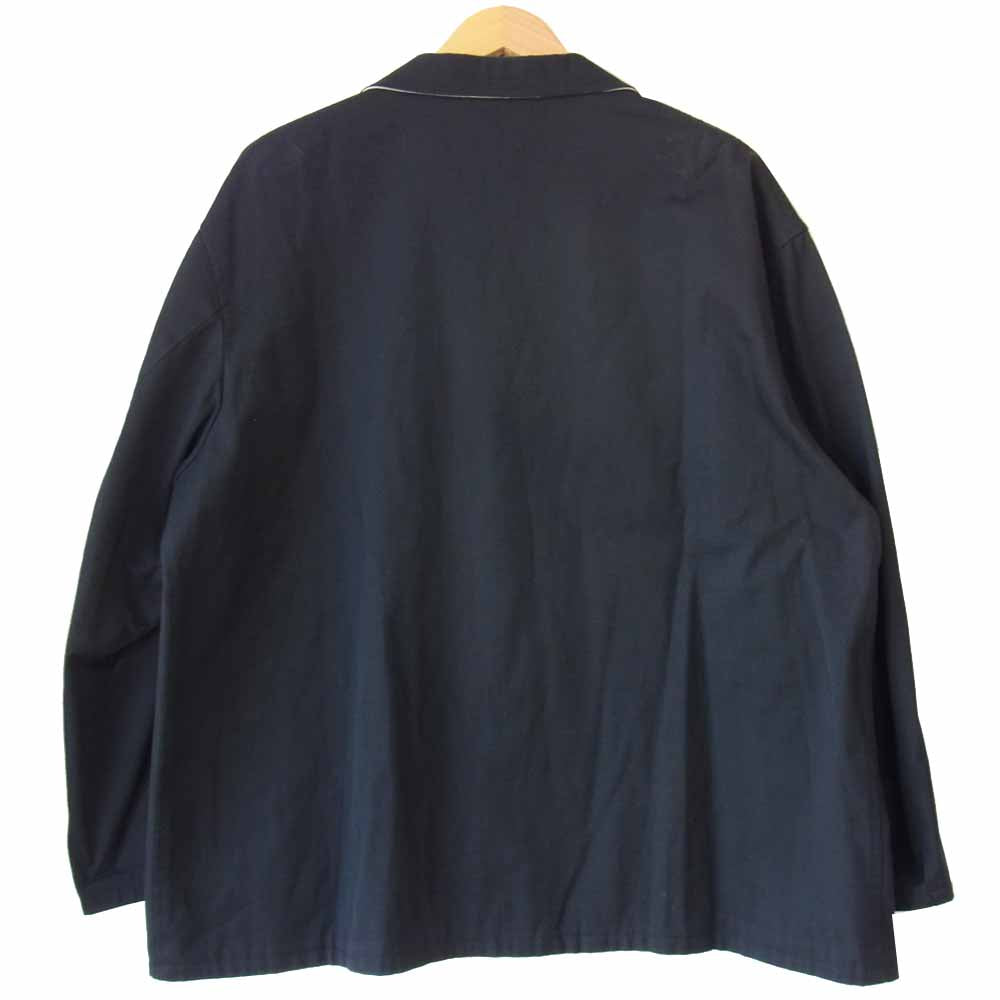 Yohji Yamamoto ヨウジヤマモト POUR HOMME プールオム リバーシブル オープンカラー ジャケット 黒×白 M【中古】
