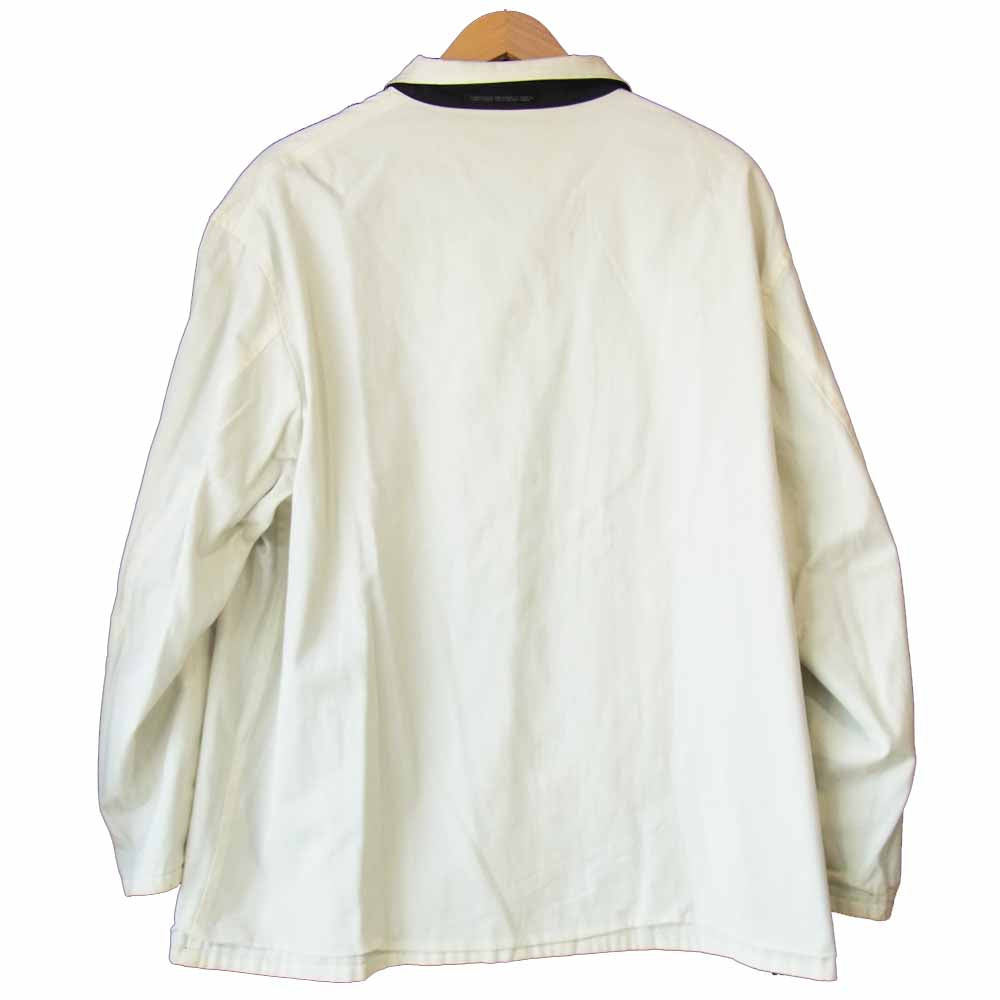 Yohji Yamamoto ヨウジヤマモト POUR HOMME プールオム リバーシブル オープンカラー ジャケット 黒×白 M【中古】