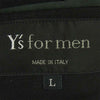 Yohji Yamamoto ヨウジヤマモト Y's for men ワイズフォーメン イタリア製 ウール ギャバジン ダブル セットアップ ジャケット パンツ ブラック系 L【中古】