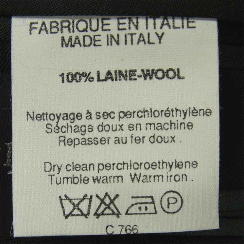 Yohji Yamamoto ヨウジヤマモト Y's for men ワイズフォーメン イタリア製 ウール ギャバジン ダブル セットアップ ジャケット パンツ ブラック系 L【中古】