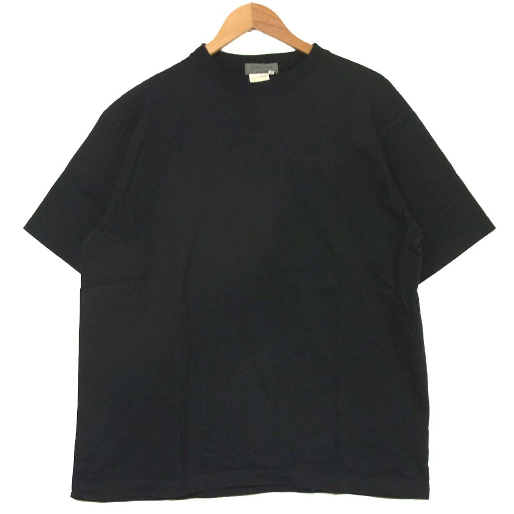 Yohji Yamamoto ヨウジヤマモト POUR HOMME プールオム 丸ロゴ 80’s ビッグシルエット 半袖 Tシャツ ブラック系 M【中古】
