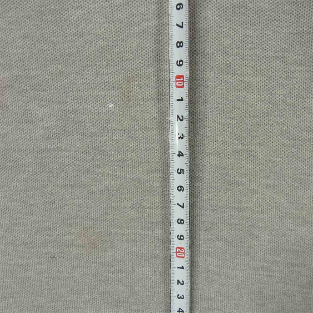 Yohji Yamamoto ヨウジヤマモト POUR HOMME プールオム 丸ロゴ 80's 半袖 ポロシャツ グレー系 M【中古】