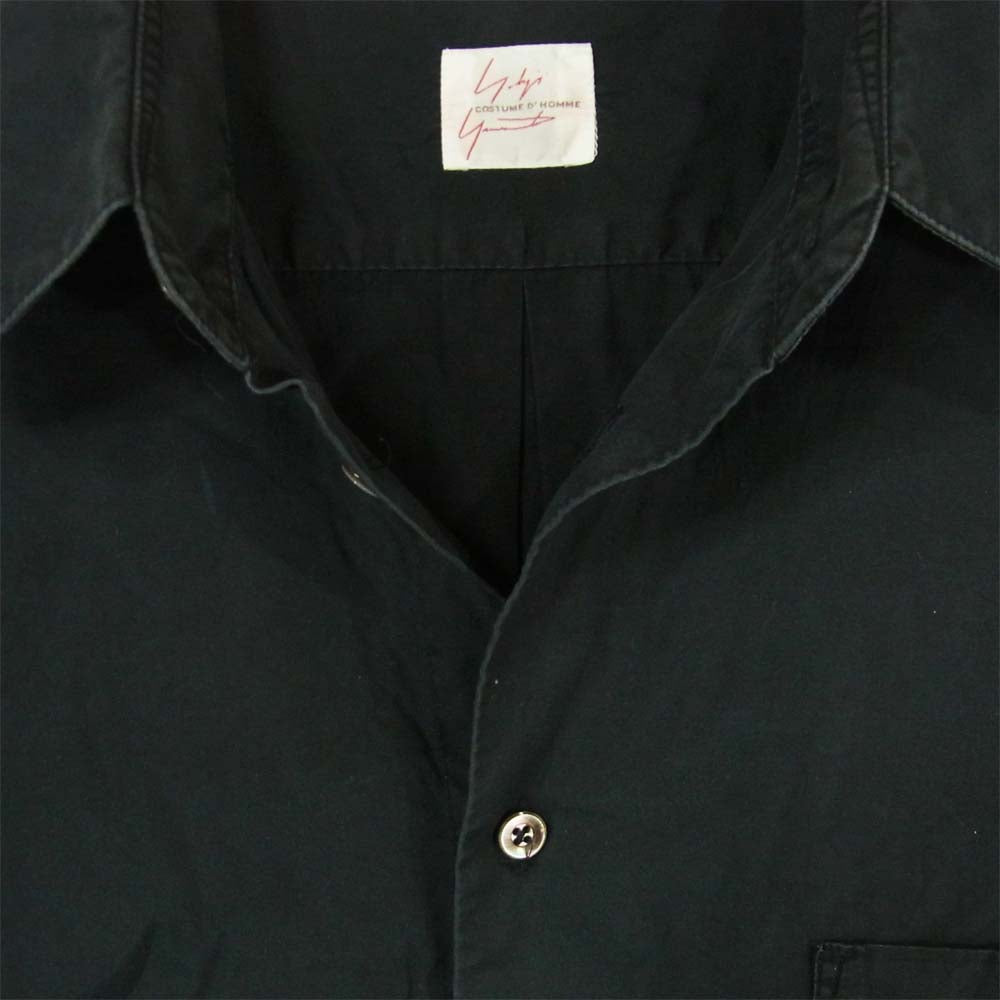 Yohji Yamamoto ヨウジヤマモト COSTUMED HOMME コスチュームド オム 長袖シャツ ダークネイビー系【中古】
