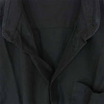 Yohji Yamamoto ヨウジヤマモト Y's for men ワイズフォーメン ロングシャツ ブラック系 4【中古】