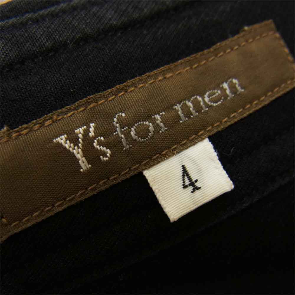 Yohji Yamamoto ヨウジヤマモト Y's for men ワイズフォーメン ロングシャツ ブラック系 4【中古】