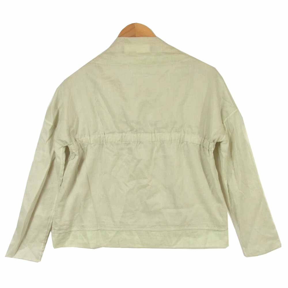 MARNI マルニ ギャザーネック リボン 長袖 ブラウス ライトグレイッシュグリーン系 38【中古】
