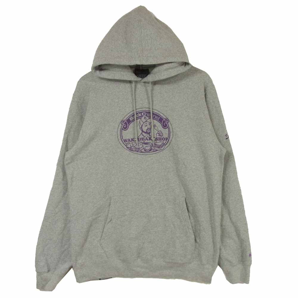 Back Channel バックチャンネル PRILLMAL プライマル  PULLOVER PARKA プルオーバー パーカー グレー系 L【美品】【中古】