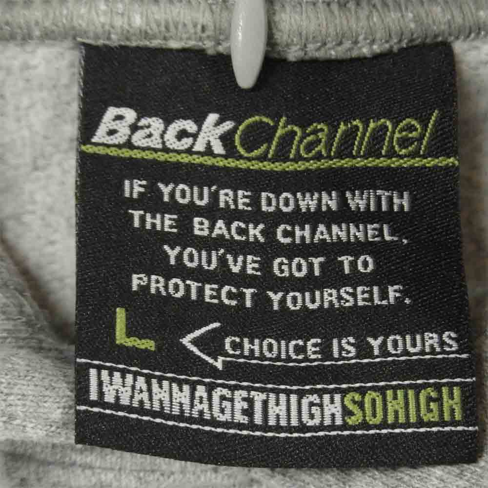 Back Channel バックチャンネル PRILLMAL プライマル  PULLOVER PARKA プルオーバー パーカー グレー系 L【美品】【中古】