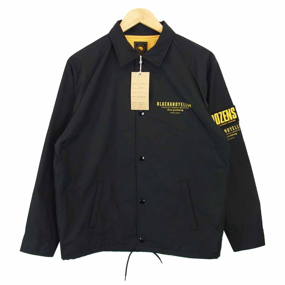 RATS 21SS BLACK & YELLOW COACH JACKET-