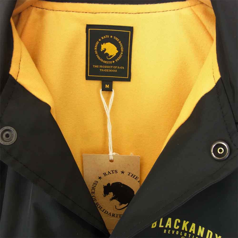 RATS ラッツ 21SS 21 SPJ-0101 BLACK & YELLOW COACH JACKET コーチ ジャケット ブラック系 イエロー系 M【新古品】【未使用】【中古】