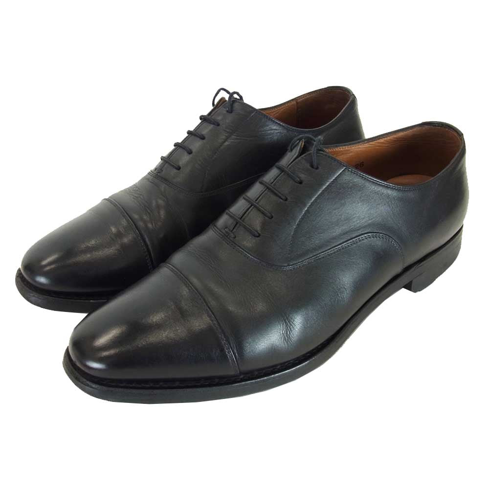 SCOTCH GRAIN スコッチグレイン 2726 シャインオアレイン ストレートチップ ブラック系 26【中古】