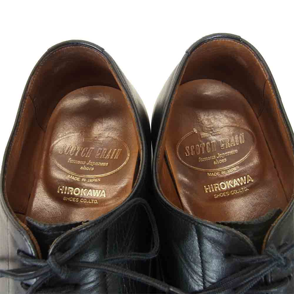 SCOTCH GRAIN スコッチグレイン 2726 シャインオアレイン ストレートチップ ブラック系 26【中古】