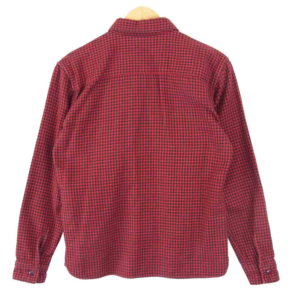 THE FLAT HEAD ザフラットヘッド FNW-73W レッド ブラック フランネル ウエスタン シャツ レッド系 ブラック系 38【中古】