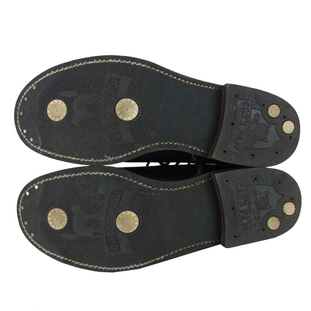 LONE WOLF ロンウルフ F01615 CAT'S PAW SOLE WORK BOOTS CARPENTER キャッツポウソール  ブラック系 ブラウン系 8【中古】