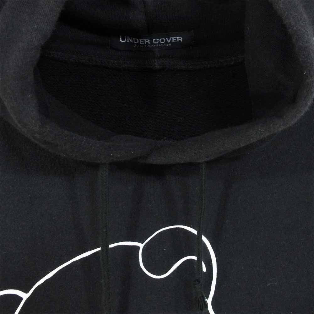 UNDERCOVER アンダーカバー UCA4892-02 目隠しベアー BASIC HOODIE UBEAR パーカー ブラック系 4【中古】
