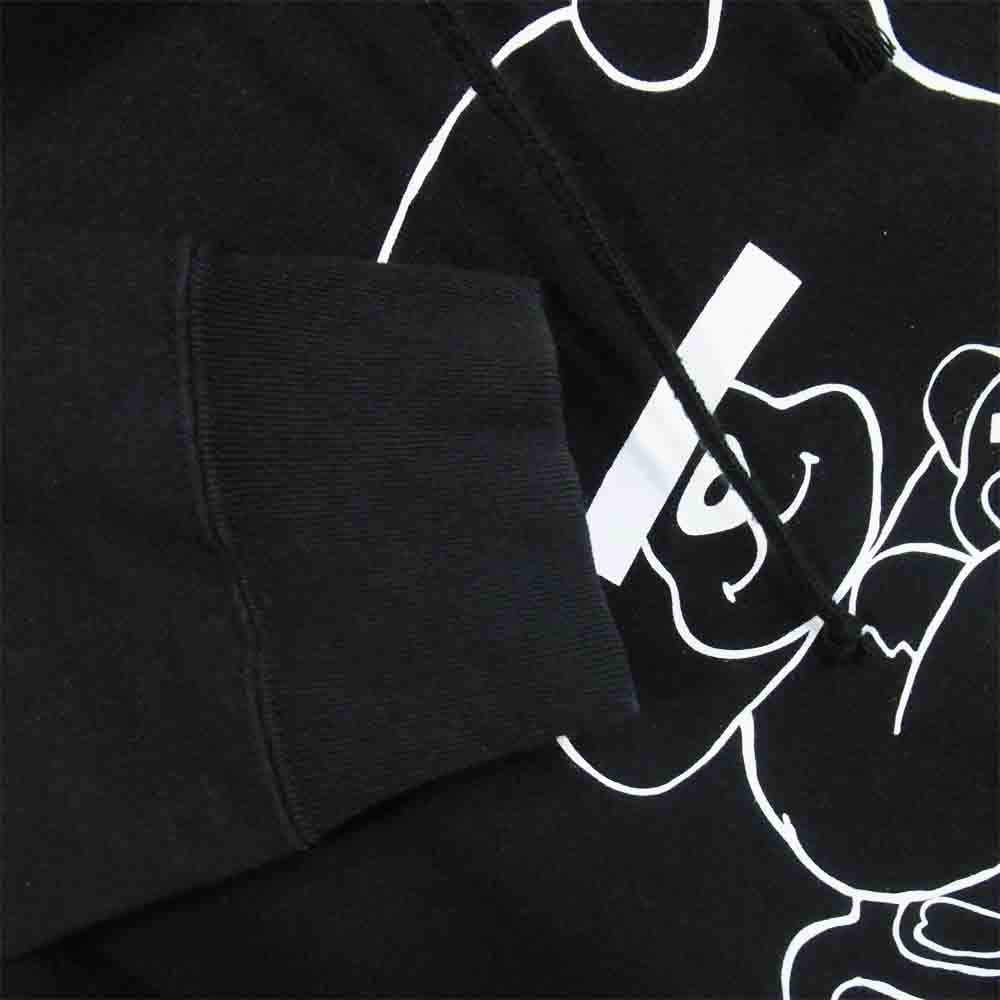 UNDERCOVER アンダーカバー UCA4892-02 目隠しベアー BASIC HOODIE UBEAR パーカー ブラック系 4【中古】