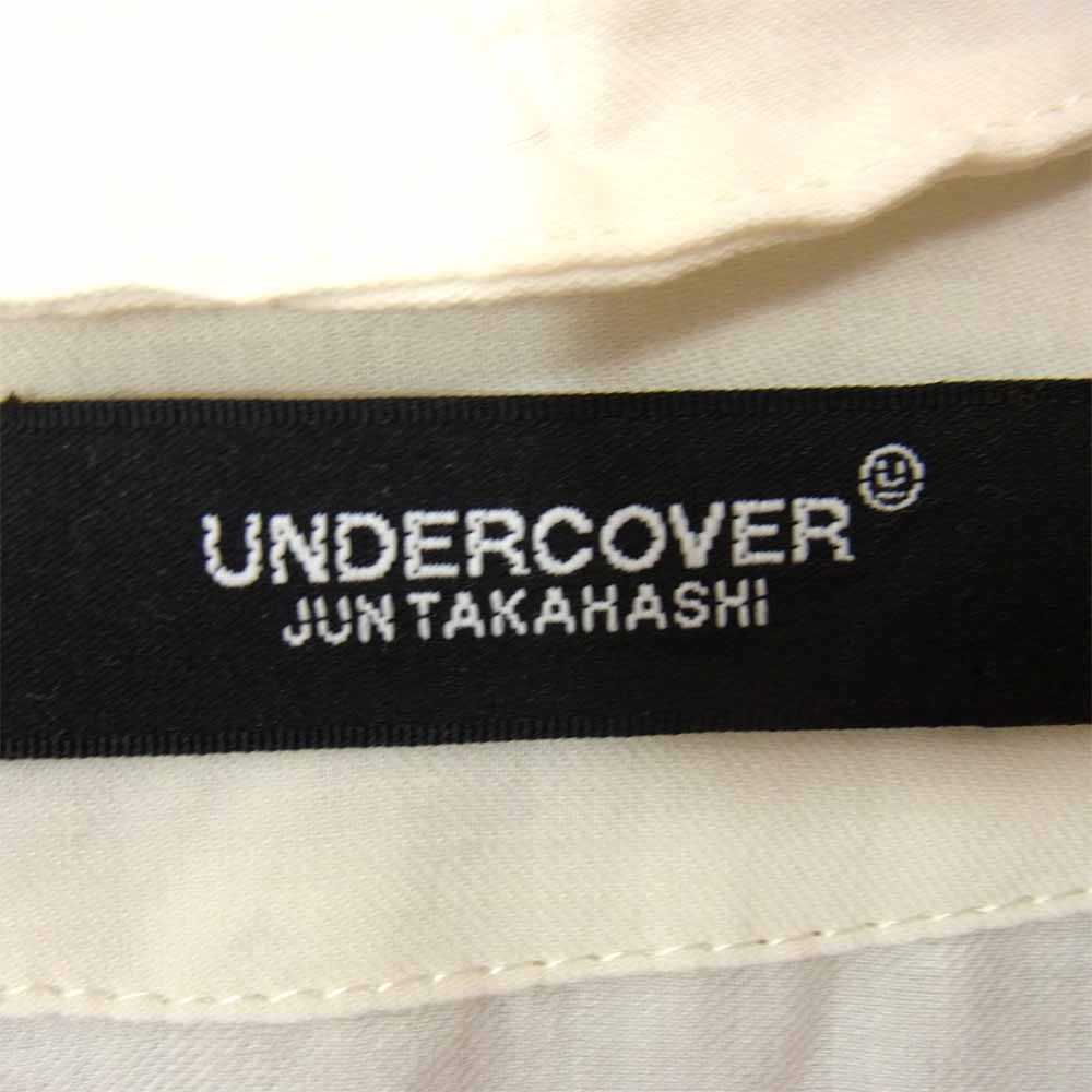 UNDERCOVER アンダーカバー 19AW UCX4405 C/W ビエラピンタック フリルPOシャツ オフホワイト系 3【新古品】【未使用】【中古】