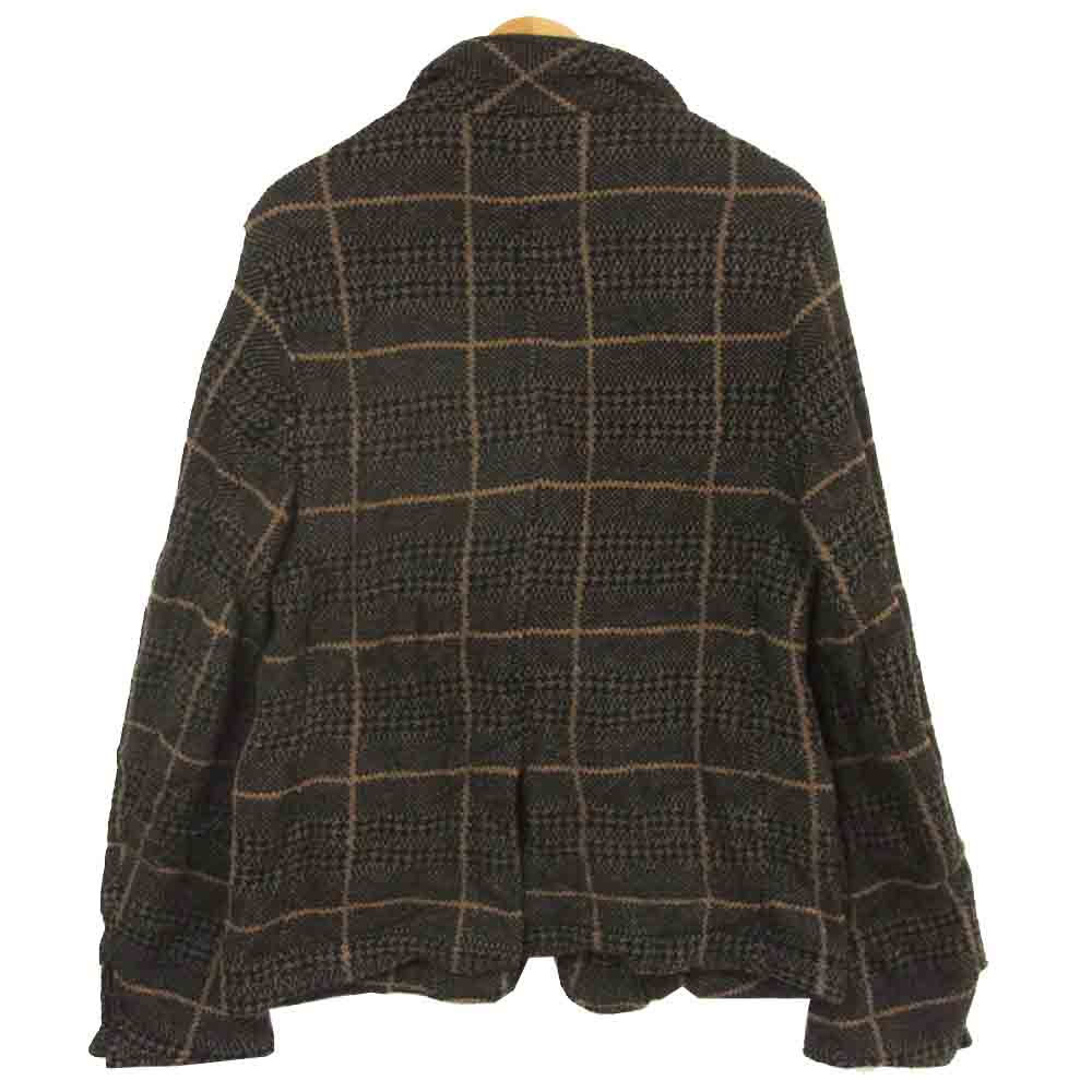 UNDERCOVER アンダーカバー 19AW UCX4103-1 チェックJQ ニット3B JKT ジャケット B.CHARCOALE 3【新古品】【未使用】【中古】