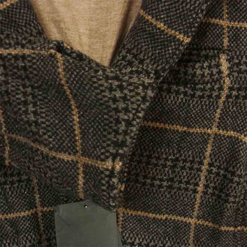 UNDERCOVER アンダーカバー 19AW UCX4103-1 チェックJQ ニット3B JKT ジャケット B.CHARCOALE 3【新古品】【未使用】【中古】