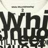 WHITE MOUNTAINEERING ホワイトマウンテニアリング WM2071523 LOGO LAYERED PRINTED T-SHIRT レイヤード プリント 半袖 Tシャツ ホワイト系 2【新古品】【未使用】【中古】