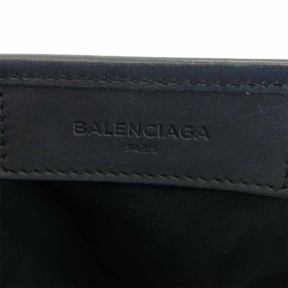 BALENCIAGA バレンシアガ 339933 CABAS カバ トート バッグ Sサイズ ブラック系【中古】