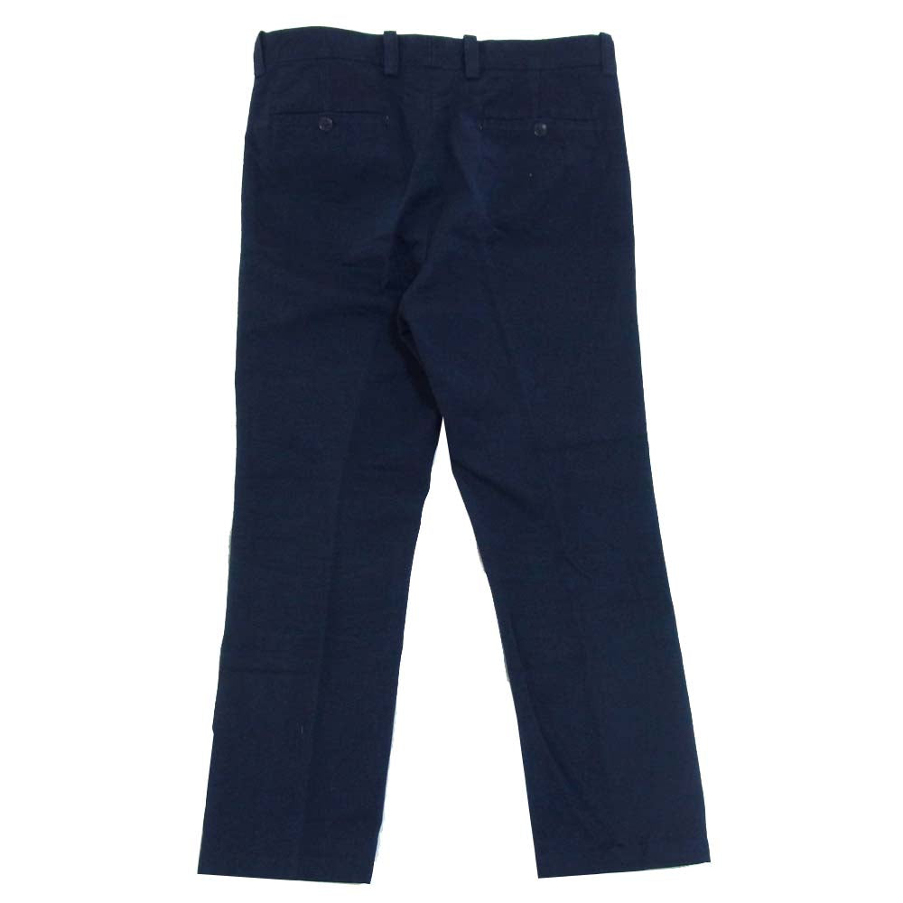 YAECA ヤエカ 13605 SLIM CHINO PANTS スリム チノパンツ ネイビー系 72【中古】