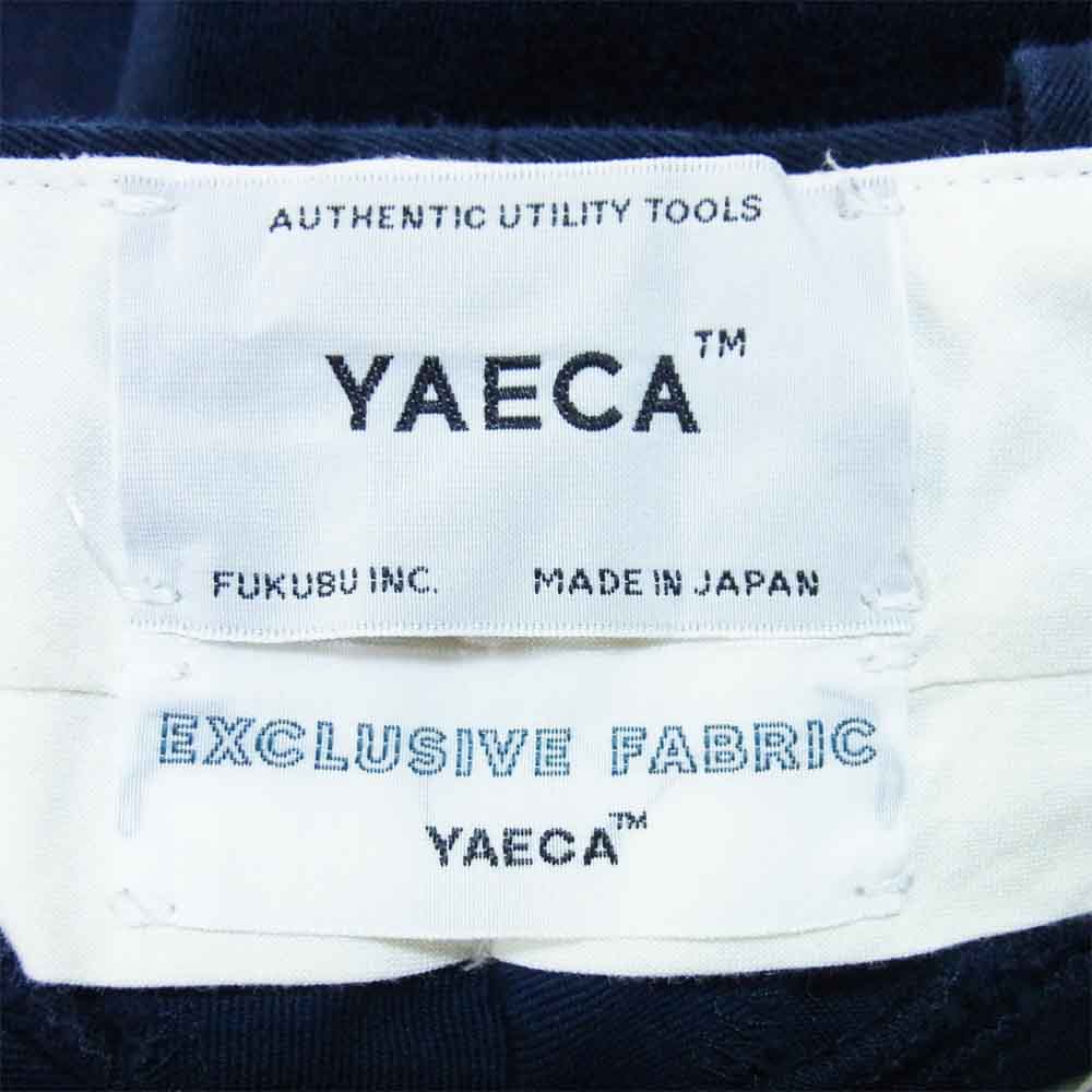 YAECA ヤエカ 13605 SLIM CHINO PANTS スリム チノパンツ ネイビー系 72【中古】