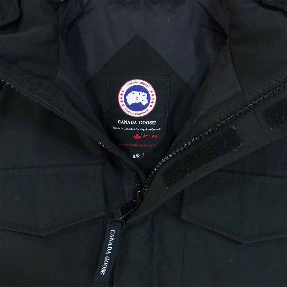 CANADA GOOSE カナダグース 4078JM 国内正規品 KAMLOOPS カムループス ダウン ジャケット ブラック系 S【中古】