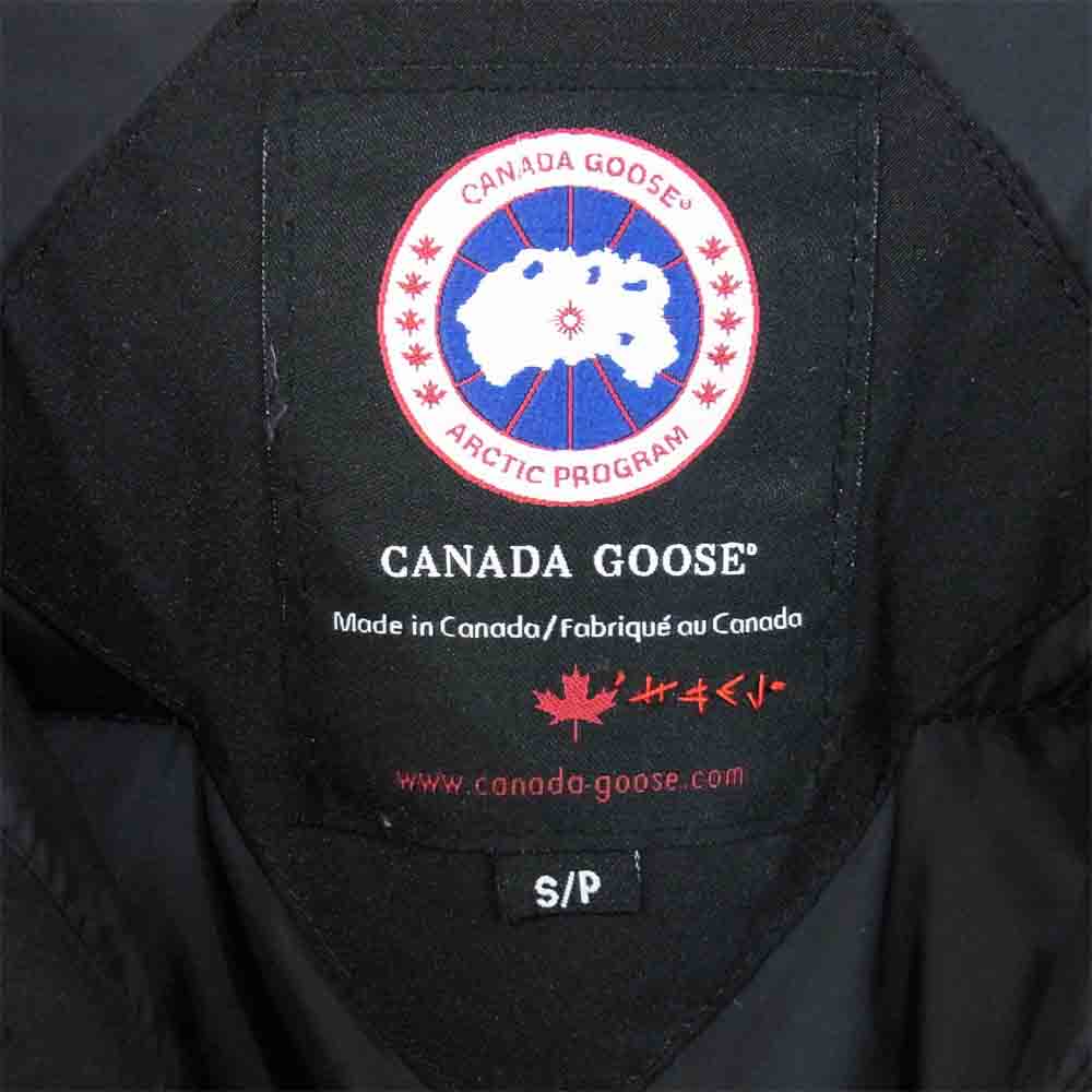 CANADA GOOSE カナダグース 4078JM 国内正規品 KAMLOOPS カムループス ダウン ジャケット ブラック系 S【中古】