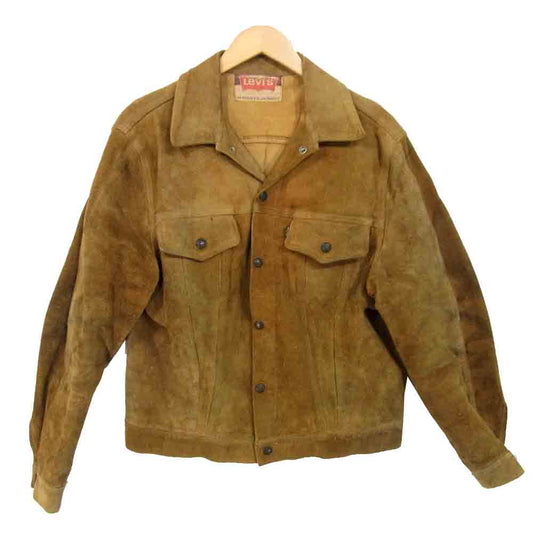 Levi's リーバイス 60's BIG E 3rd スエード レザー ジャケット ベージュ系 表記無し【中古】