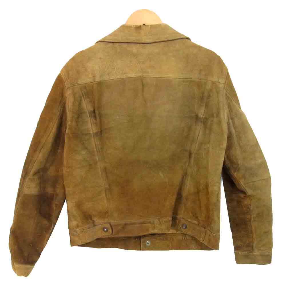 Levi's リーバイス 60's BIG E 3rd スエード レザー ジャケット ベージュ系 表記無し【中古】