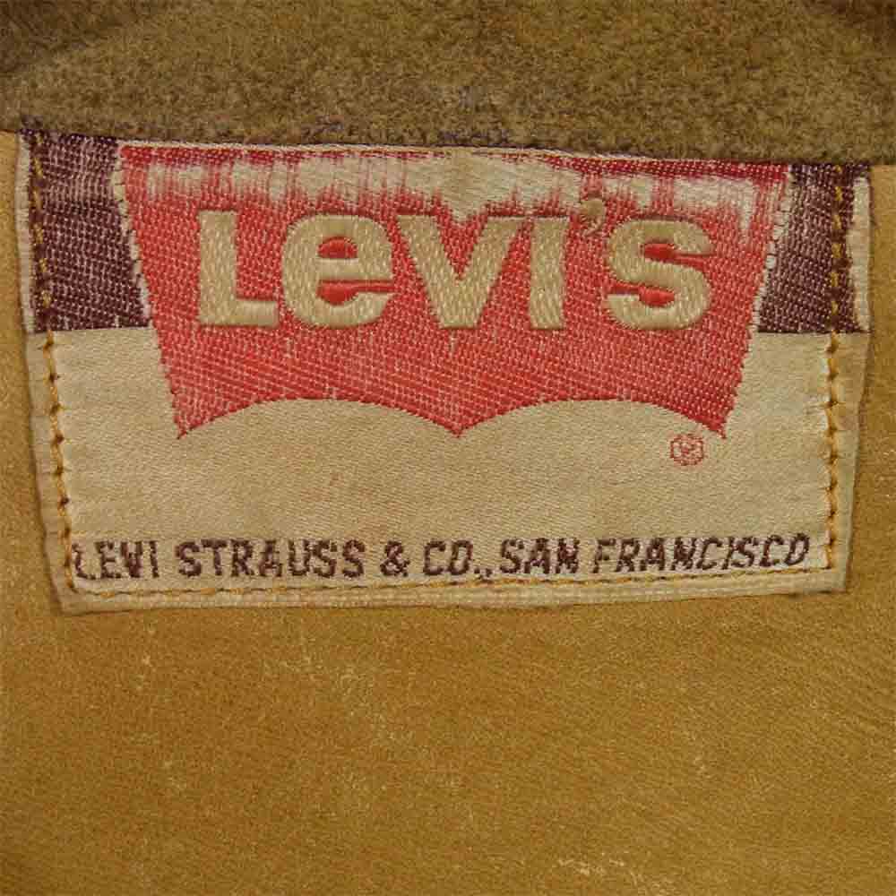 Levi's リーバイス 60's BIG E 3rd スエード レザー ジャケット ベージュ系 表記無し【中古】