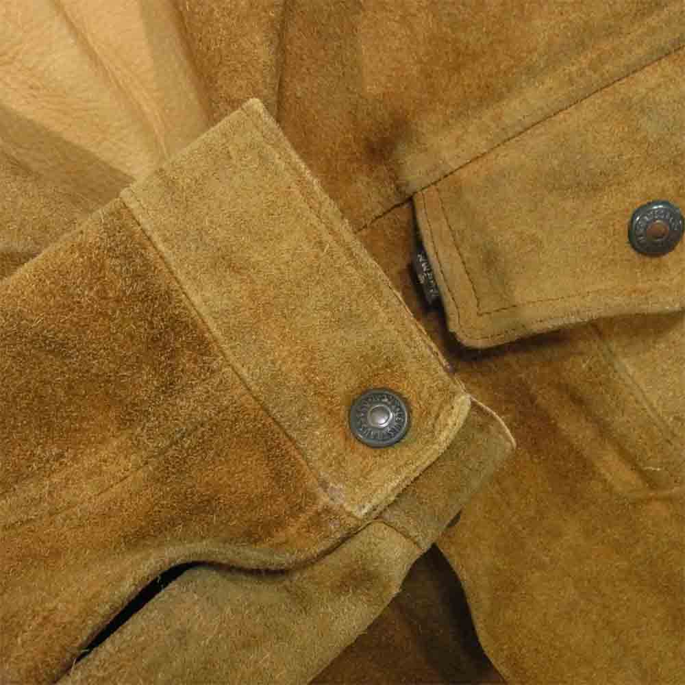 Levi's リーバイス 60's BIG E 3rd スエード レザー ジャケット ベージュ系 表記無し【中古】